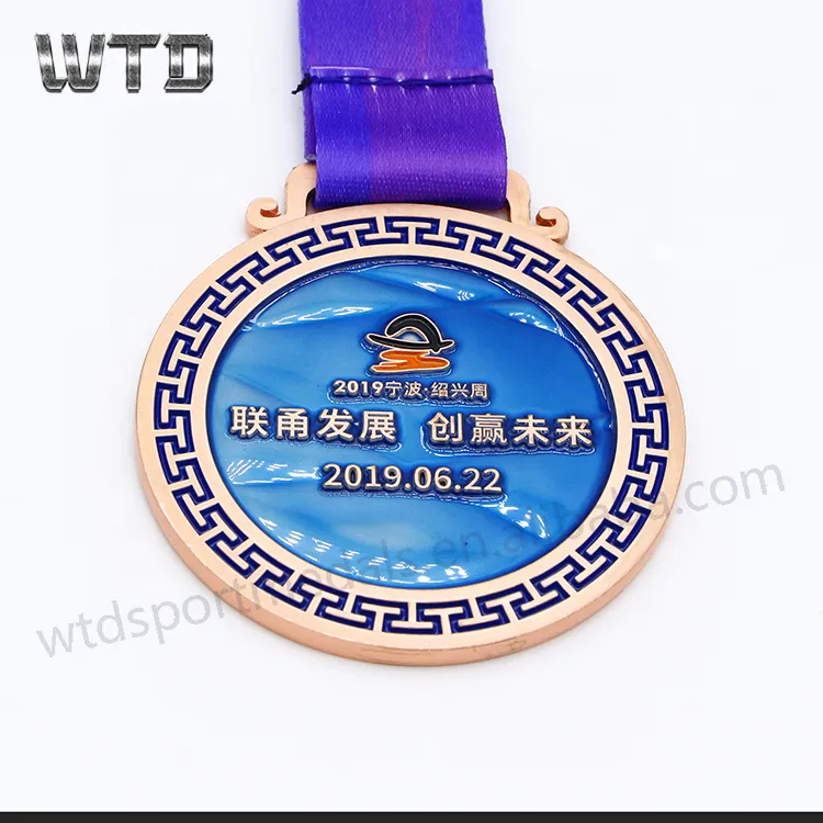 soft enamel matt bronze award medals