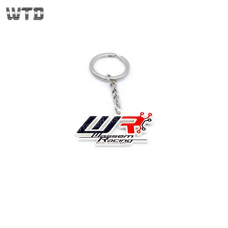 PVC keychain with color