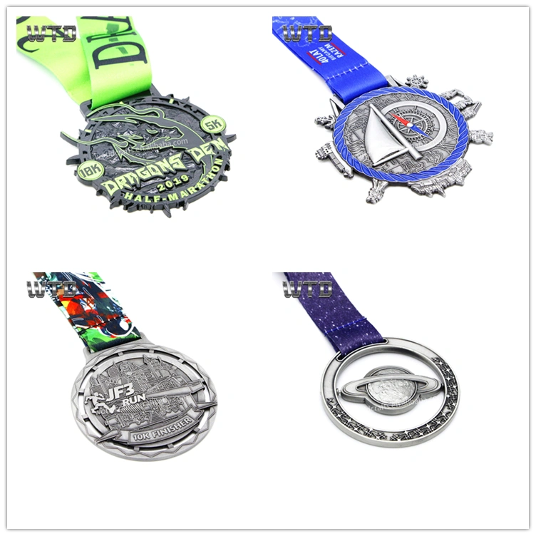 X Run Runner Finisher Medal with tape