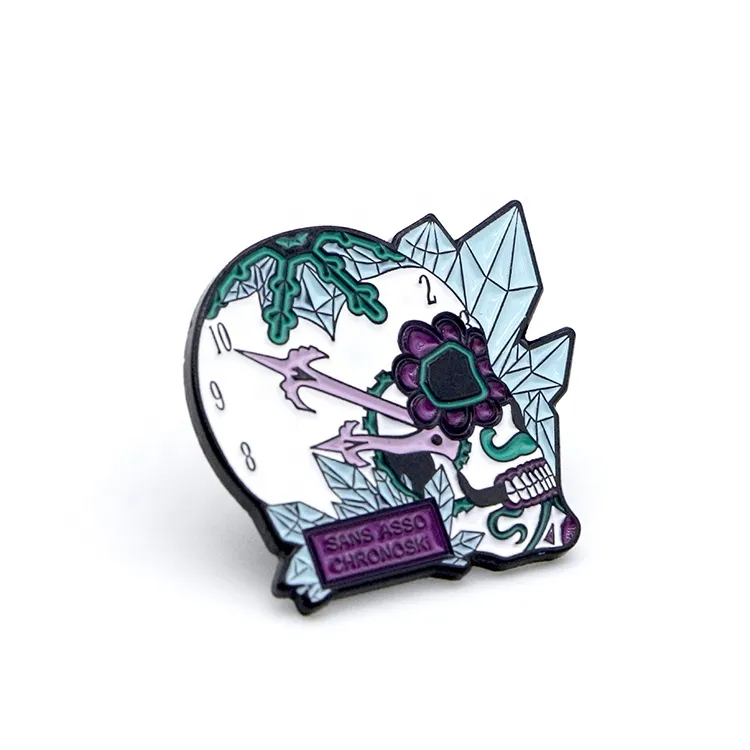 wholesale customized 2d metal pin badge
