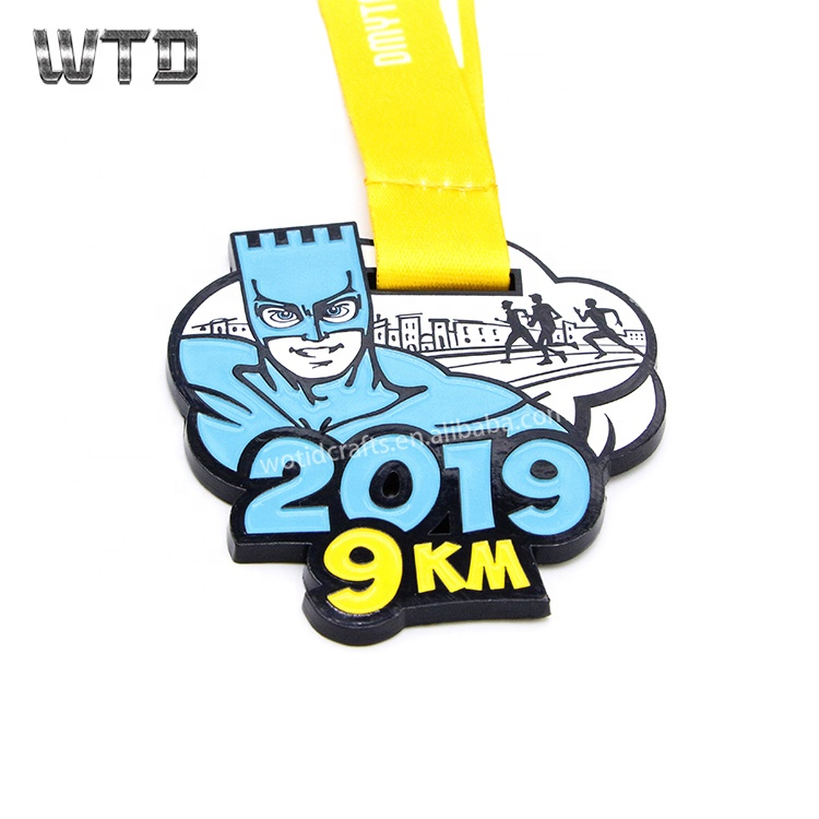 zinc alloy special design marathon finisher medal
