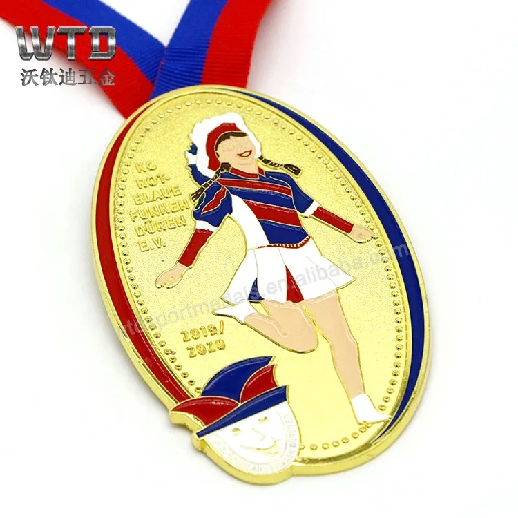 high quality custom running sport medallion