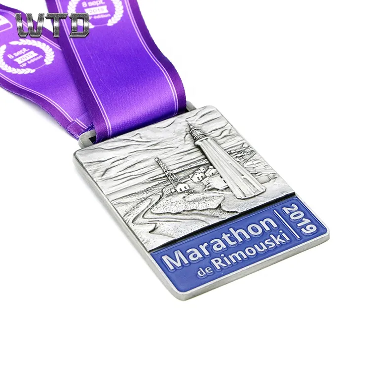 new design 3d marathon metal medal