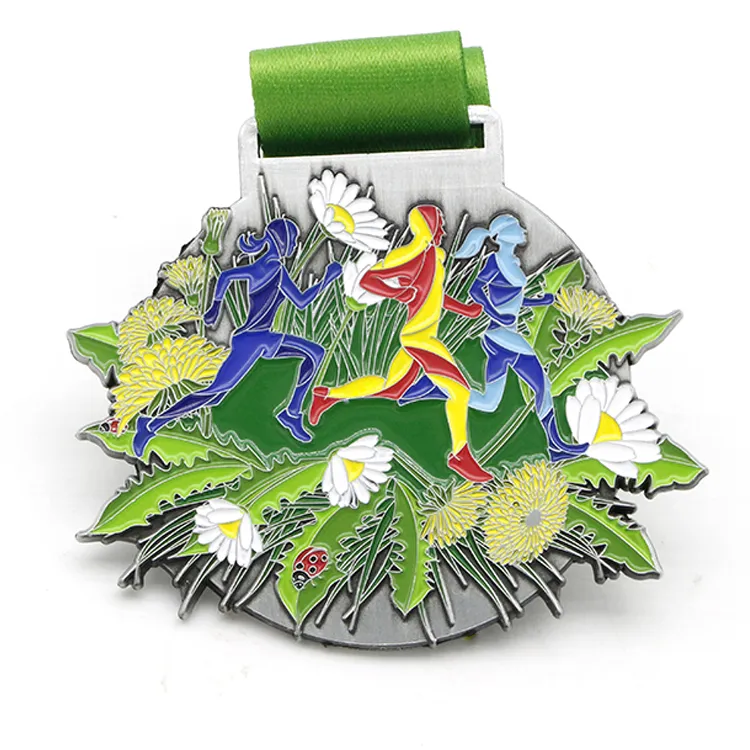 Hight quality springtime running medal