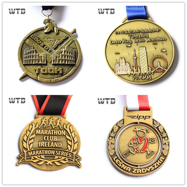 Marathon Running Award Medal