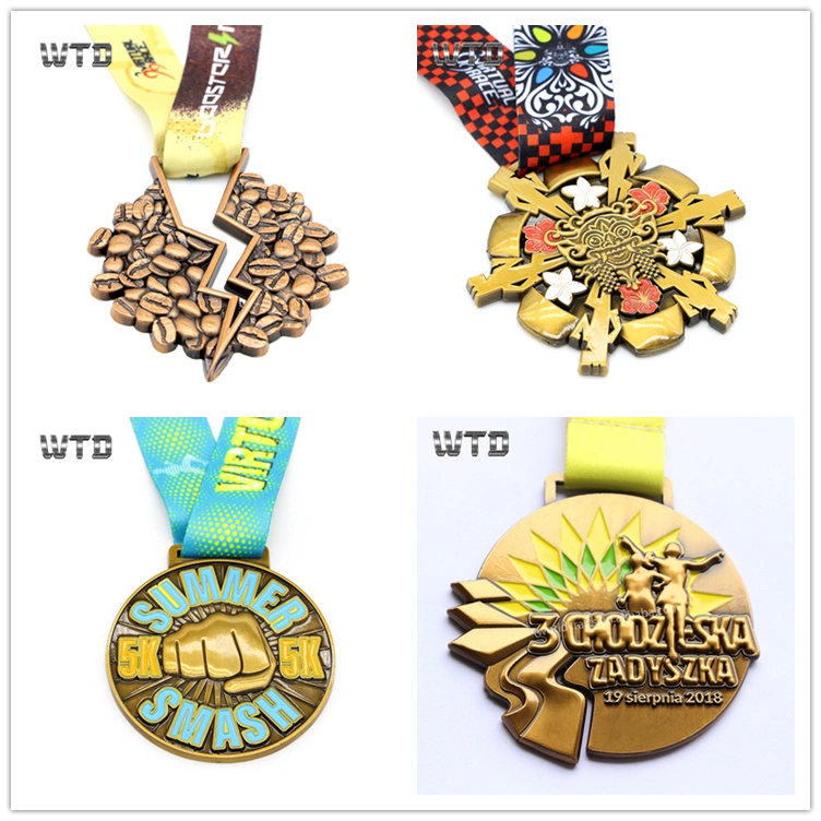 Customized Cheap Sports Medals and Ribbons