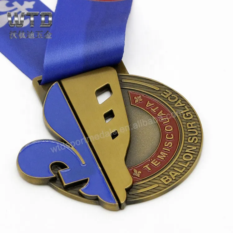 Gold Silver Bronze Marathon Sports Medal for sale