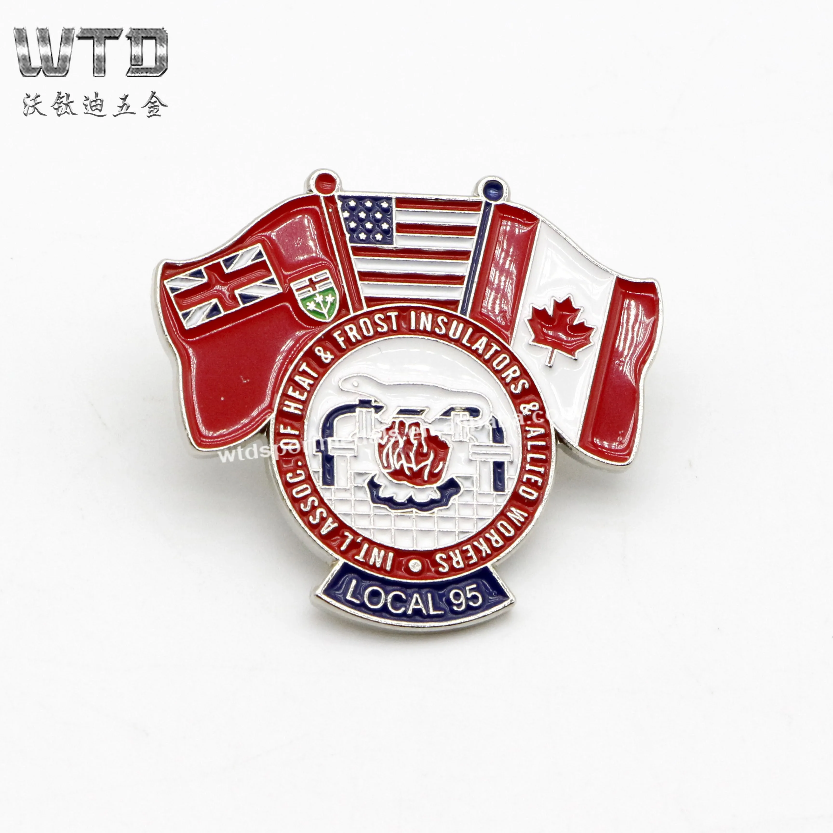 China Customized uniform enamel badge