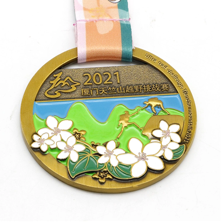 custom virtual cycling races with medals