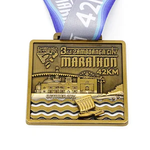 gold running challenge medals