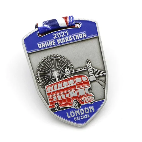 custom 1000 miles running medal