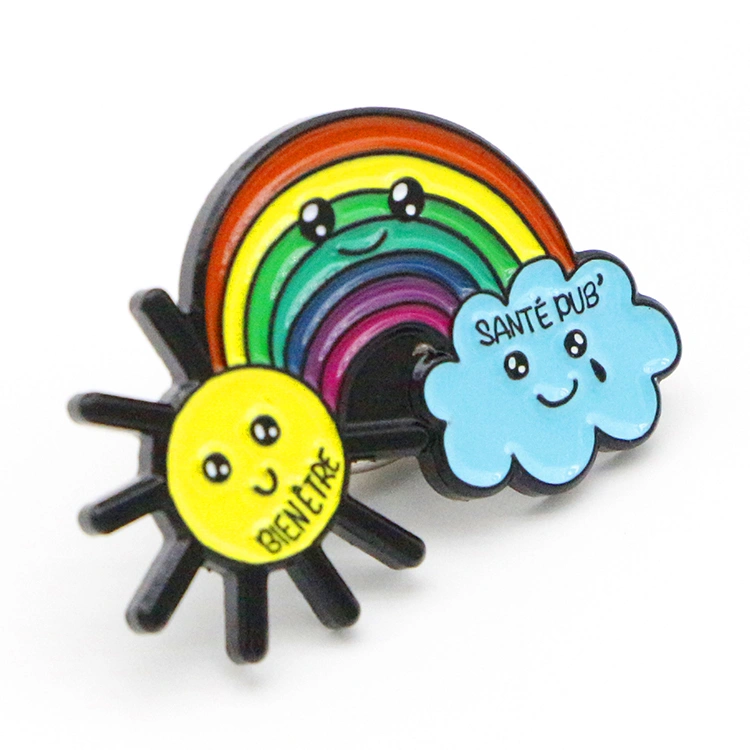 Custom rainbow badge