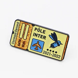 black metal pin badge for sale