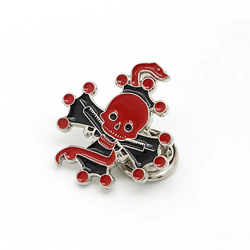 Red Halloween Badges