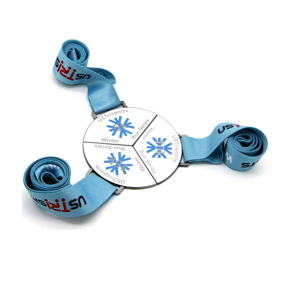 Matt silver Winter Running Medal