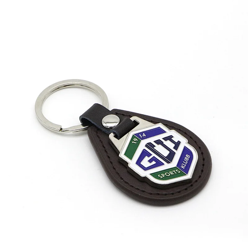 Leather Car Keychain