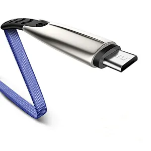 usb a -type c zinc alloy cable purple