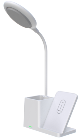 desk lamp with wireless charger