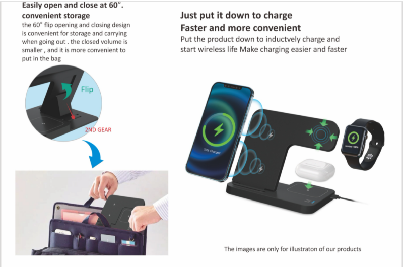 fold 3 wireless charging