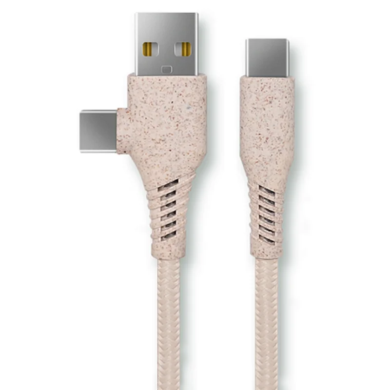 2 in 1 USB A +type c-type c 200w white LED light manufacturer cable