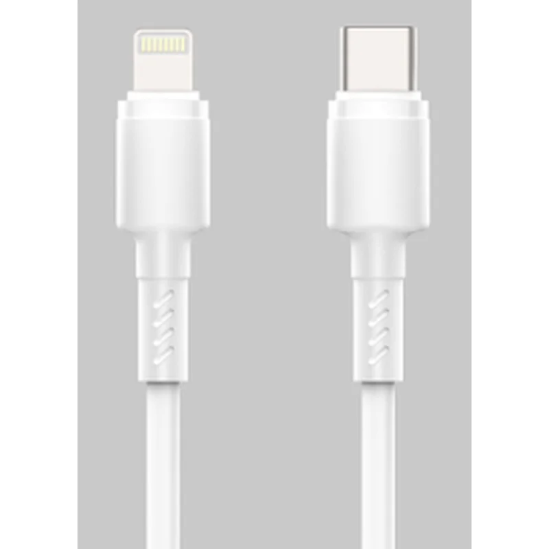 type c-lightning white cable