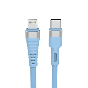 rubber  cable blue