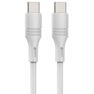 type c-type c silicone white cable