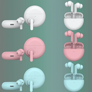 round wireless earbuds
