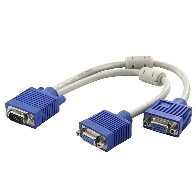 VGA Splitter Cable for Screen Duplication