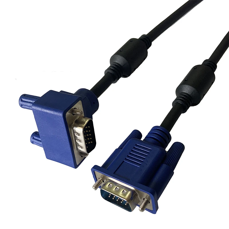 VGA  Projector 90° Cable HDB3 15P Display Set top box communication cable HD TV Transmission cable