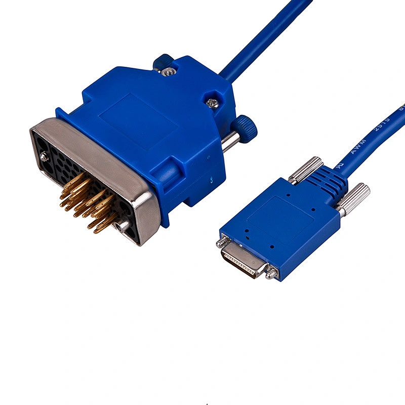 D-SUB25P to V.35 Router cable scsi cable hpdb50 v.35 switch router cable v26 cable compatible wic-2t router connection cable