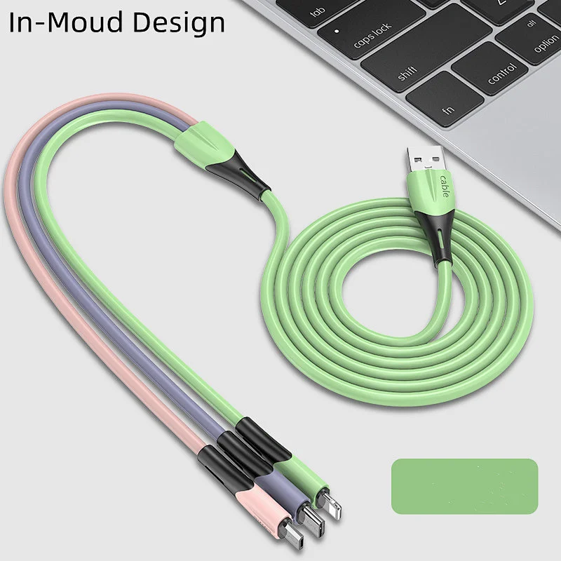 Durable TPE 3 in 1 Charging Cable