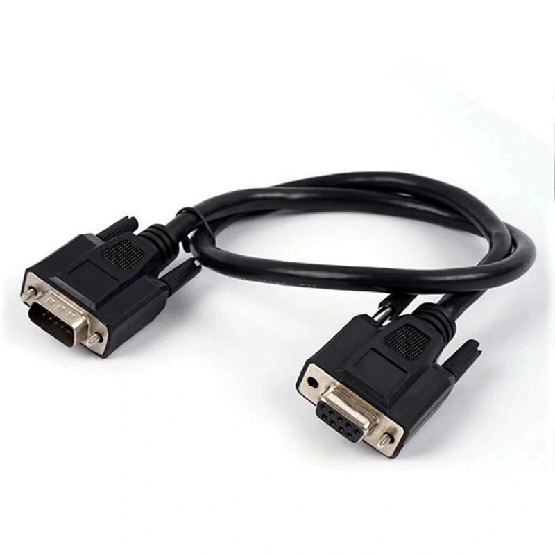 D-SUB9 RS232 Cable com Cable DB9 M-F Extension Cable