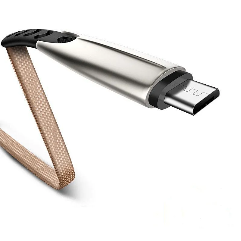 usb a -type c zinc alloy cable cream