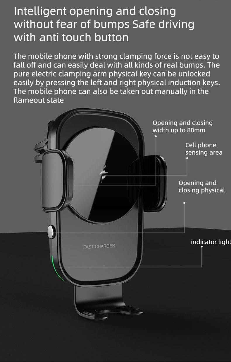 car holder wireless charger