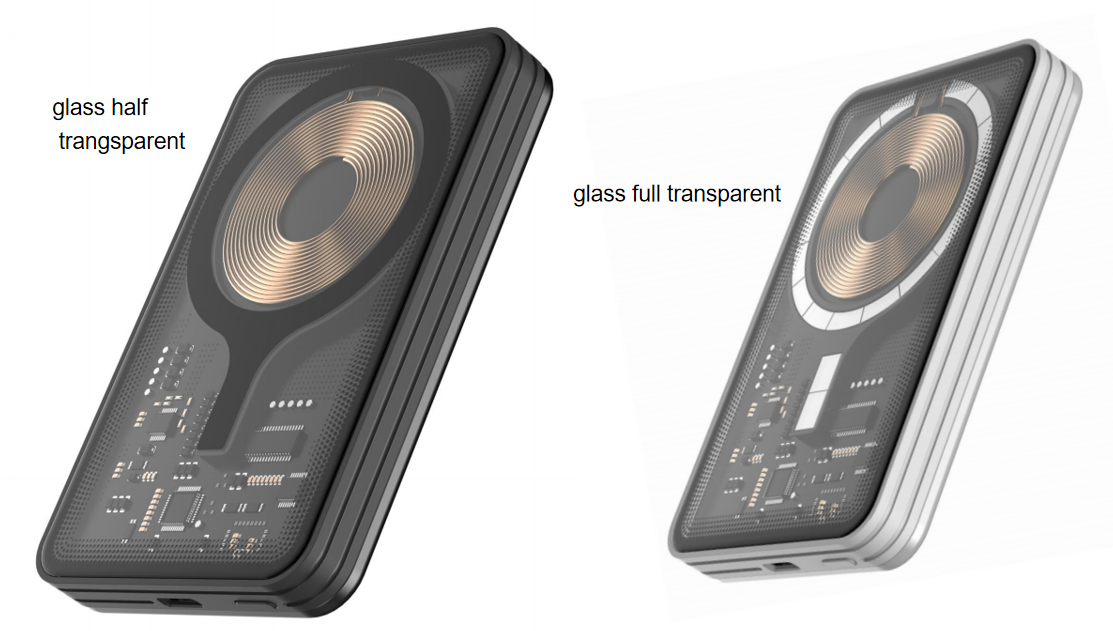 transparent wireless charger 15w