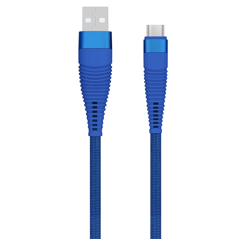 USB A male To type C blue PD cable