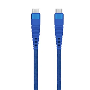 type-C to type-C blue  PD cable
