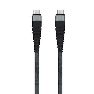 USB type-C to type-C black PD  cable