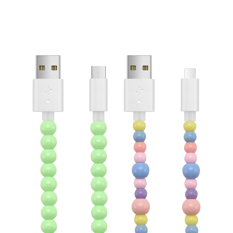 beads charging data cable