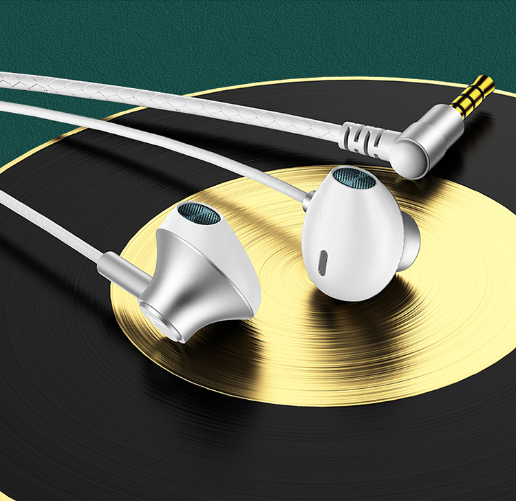 l shape earphones