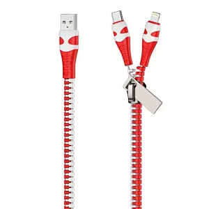 2 in 1 zipper cable