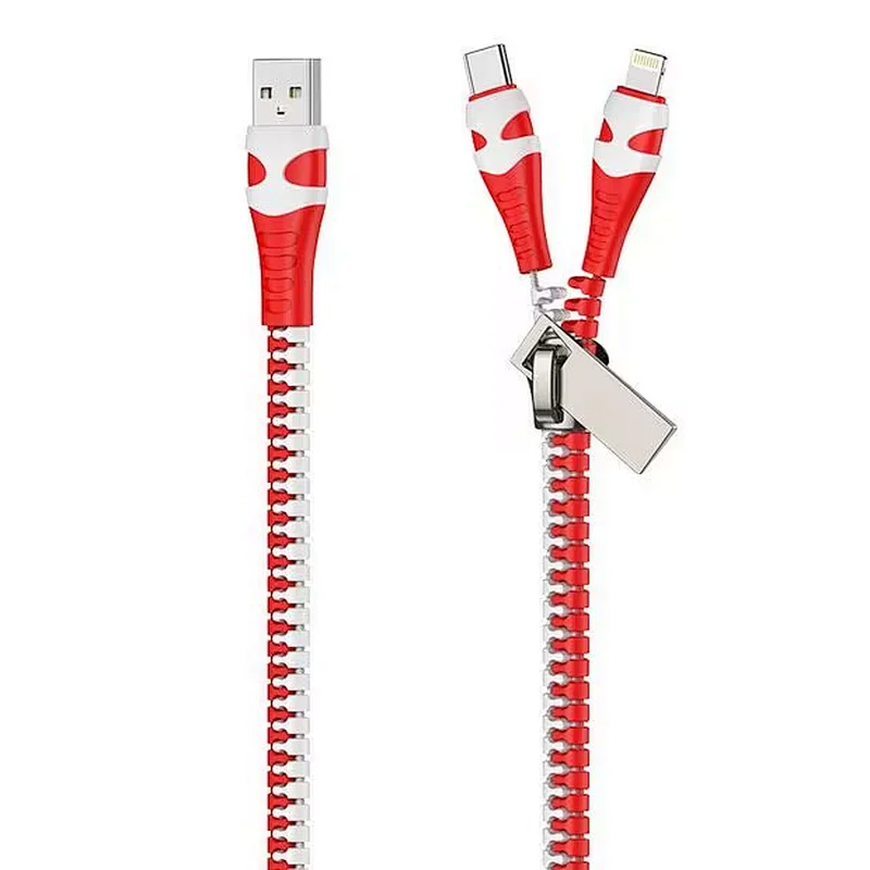 2 in 1 zipper cable