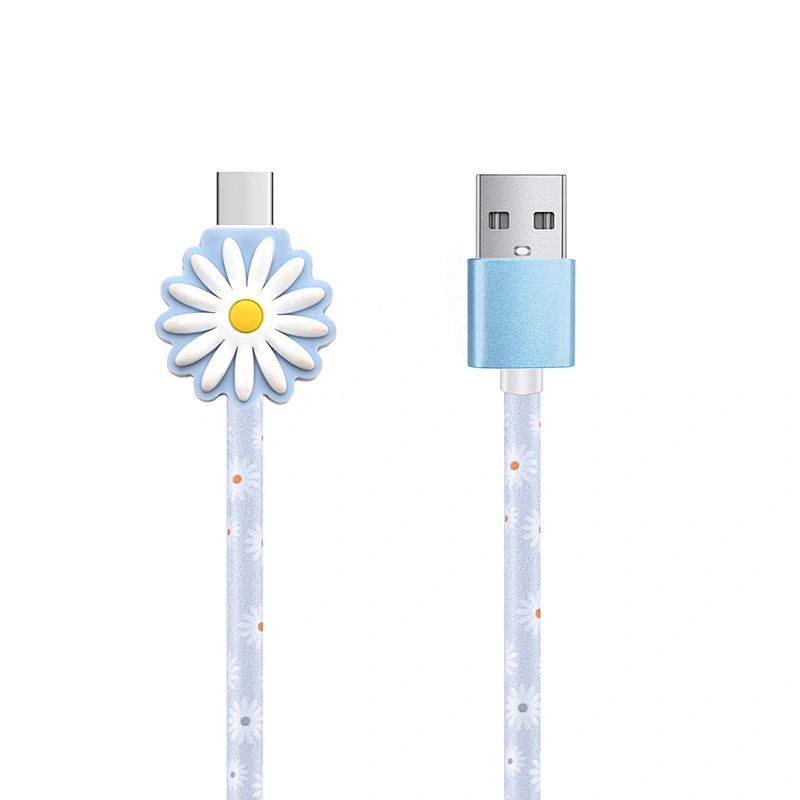 cartoon pu lightning cable