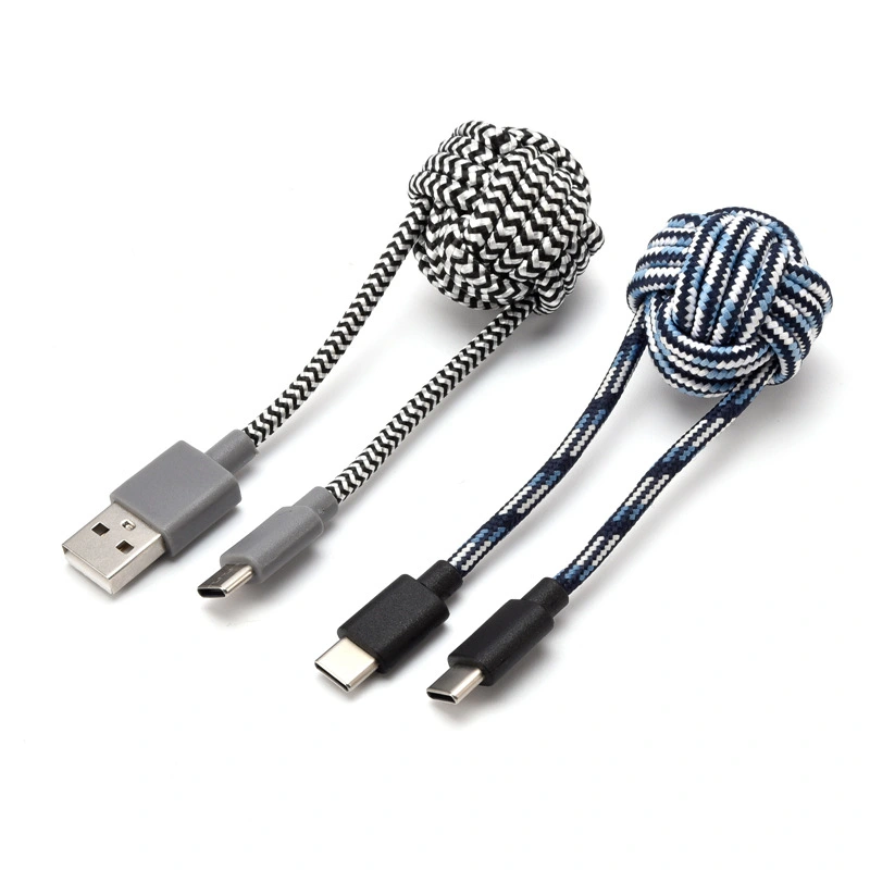 knotted phone cable