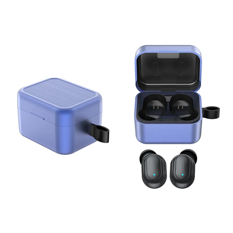 Wireless earbuds with lanyard