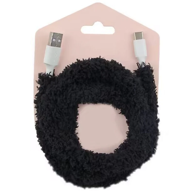 plush braided protection cable