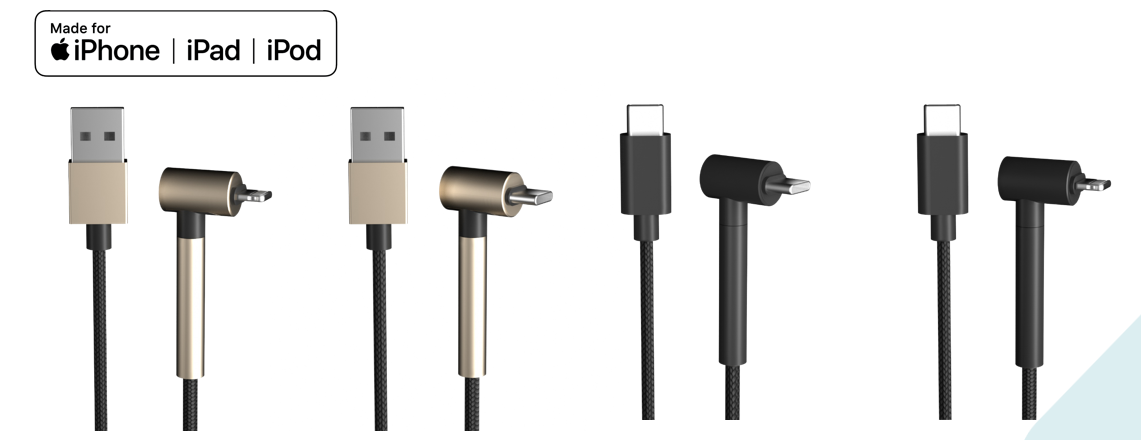 right angle mfi cable
