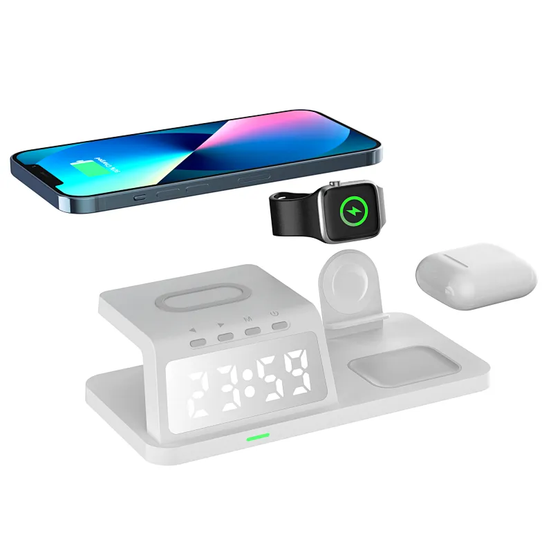 wireless charger alarm clock