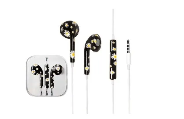 floral earbuds